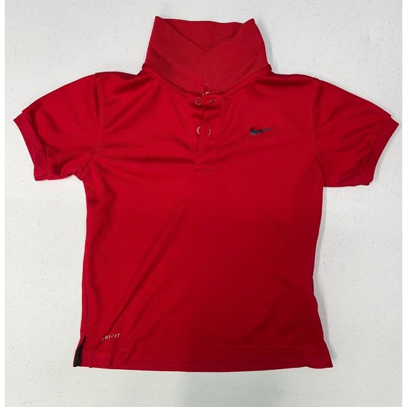 Toddler Red Nike Polo Small - Picture 1 of 3